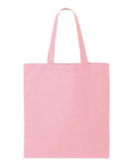 Q-Tees QTB Economical Tote - Light Pink - back