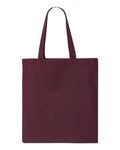 Q-Tees QTB Economical Tote - Maroon - back