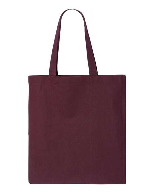 Q-Tees QTB Economical Tote - Maroon - back