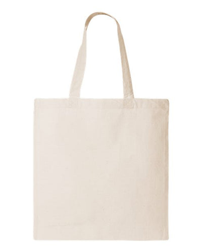 Q-Tees QTB Economical Tote - Natural - front