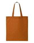 Q-Tees QTB Economical Tote - Texas Orange - back