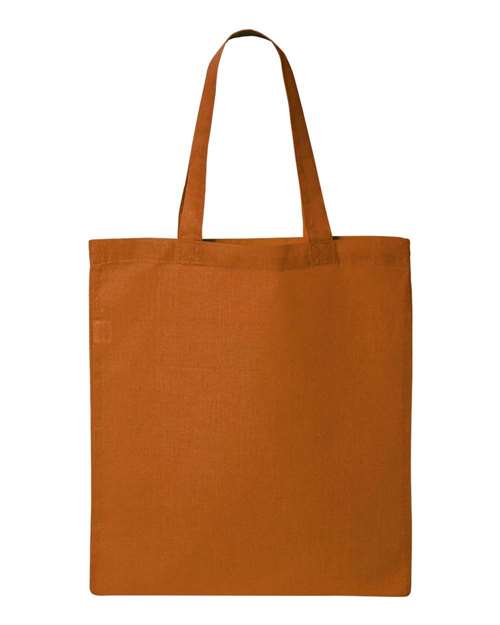 Q-Tees QTB Economical Tote - Texas Orange - back