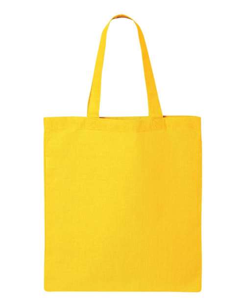 Q-Tees QTB Economical Tote - Yellow - back
