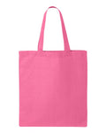 Q-Tees QTB Economical Tote - Azalea - front