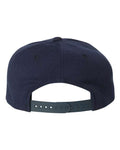 Yupoong 5089M Premium Five-Panel Snapback Cap - Navy - back