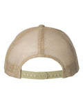 Yupoong 6606 Retro Trucker Cap - Khaki - back