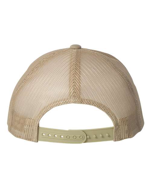 Yupoong 6606 Retro Trucker Cap - Khaki - back