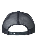 Yupoong 6606 Retro Trucker Cap - Navy - back