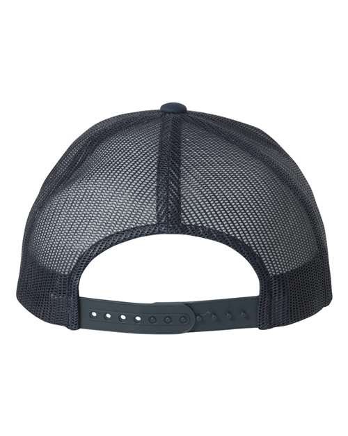 Yupoong 6606 Retro Trucker Cap - Navy - back