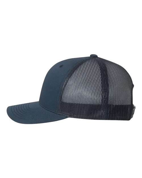 Yupoong 6606 Retro Trucker Cap - Navy - side