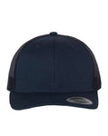 Yupoong 6606 Retro Trucker Cap - Navy - front