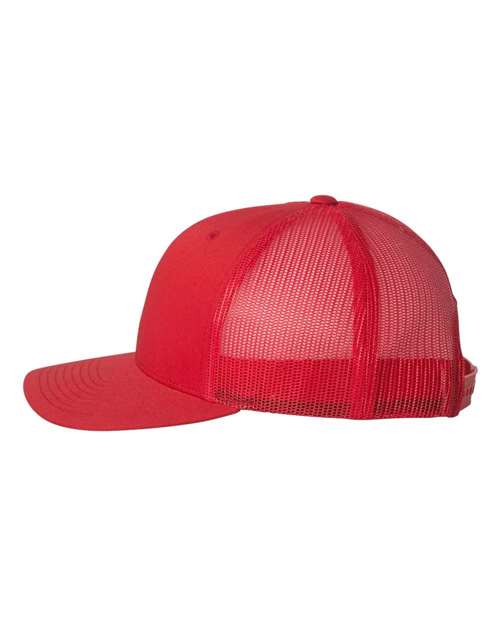 Yupoong 6606 Retro Trucker Cap - Red - side