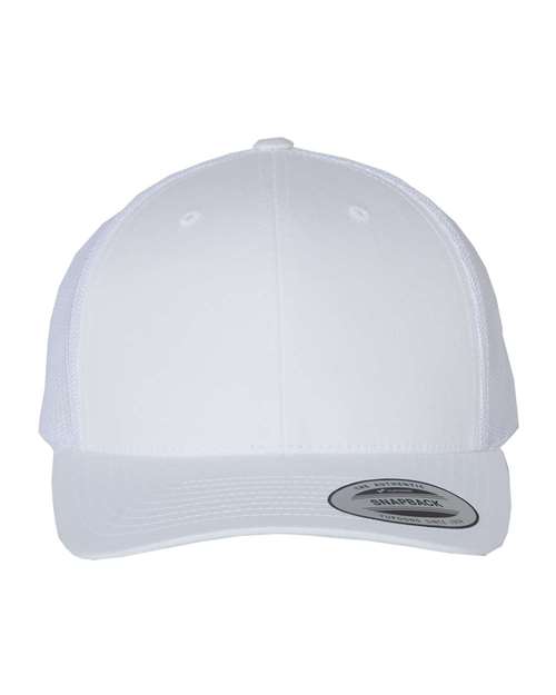 Yupoong 6606 Retro Trucker Cap - White - front