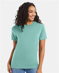 Hanes 5180 Unisex Beefy-T T-Shirt - Clean Mint - model front