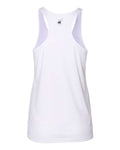 Badger 4166 Women’s B-Core Racerback Tank Top - White - back