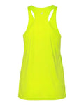 Badger 4166 Women’s B-Core Racerback Tank Top - Safety Yellow - back
