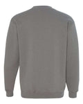 Bayside 1102 Unisex USA-Made Crewneck Sweatshirt - Charcoal - back