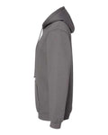 Bayside 960 Unisex USA-Made Hooded Sweatshirt - Charcoal - side