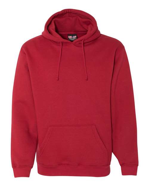 Bayside 960 Unisex USA-Made Hooded Sweatshirt - Cardinal - front