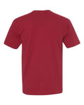 Bayside 5040 Unisex USA-Made Midweight T-Shirt - Cardinal - back