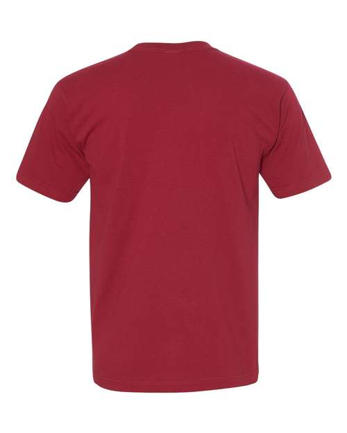 Bayside 5040 Unisex USA-Made Midweight T-Shirt - Cardinal - back