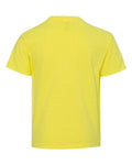 Jerzees 29BR Youth Dri-Power 50/50 T-Shirt - Neon Yellow - back