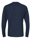 Jerzees 29LSR Unisex Dri-Power Long Sleeve 50/50 T-Shirt - Vintage Heather Navy - back
