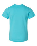 LAT 6101 Youth Fine Jersey Tee - Caribbean - back