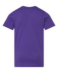 LAT 6101 Youth Fine Jersey Tee - Purple - back