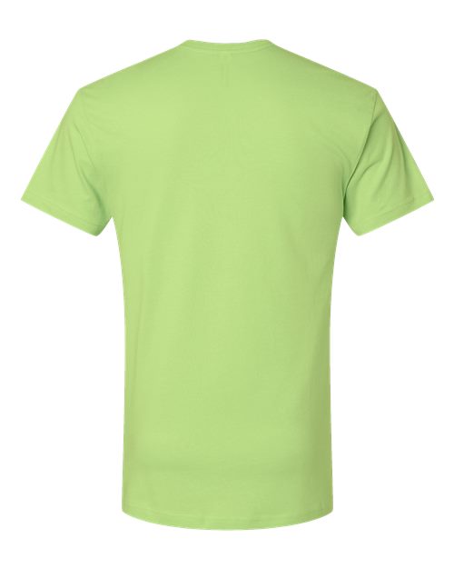 LAT 6901 Unisex Fine Jersey Tee - Key Lime - back