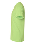 LAT 6901 Unisex Fine Jersey Tee - Key Lime - side