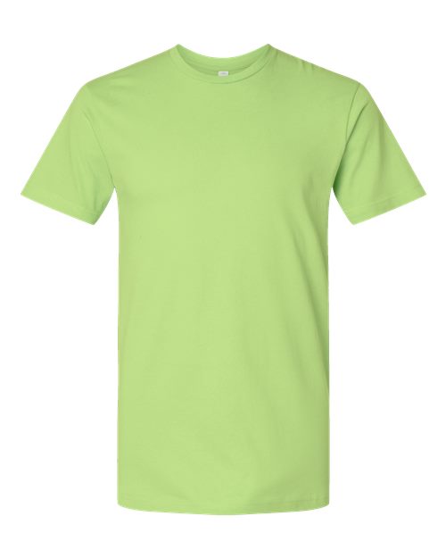 LAT 6901 Unisex Fine Jersey Tee - Key Lime - front