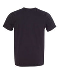 Bayside 5000 Unisex USA-Made Fine Jersey T-Shirt - Black - back