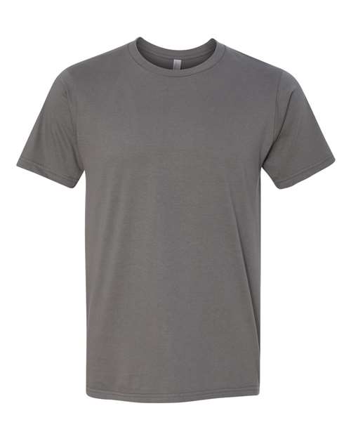 Bayside 5000 Unisex USA-Made Fine Jersey T-Shirt - Charcoal - front