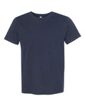 Bayside 5000 Unisex USA-Made Fine Jersey T-Shirt - Navy - front