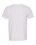 Bayside 5000 Unisex USA-Made Fine Jersey T-Shirt - White - back