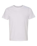 Bayside 5000 Unisex USA-Made Fine Jersey T-Shirt - White - front