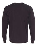 Bayside 5060 Unisex USA-Made Long Sleeve T-Shirt - Black - back