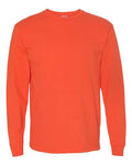 Bayside 5060 Unisex USA-Made Long Sleeve T-Shirt - Bright Orange - front
