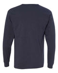 Bayside 5060 Unisex USA-Made Long Sleeve T-Shirt - Navy - back