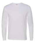 Bayside 5060 Unisex USA-Made Long Sleeve T-Shirt - White - front