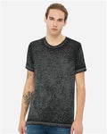 BELLA + CANVAS 3650 Unisex Texture Tee - Black Acid Wash - model front