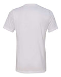 Bella + Canvas 3415 Triblend V-Neck Tee - Solid White Triblend - back