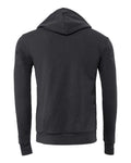 Bella+Canvas 3719 Unisex Sponge Fleece Pullover Hoodie - Dark Grey - back