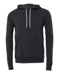 Bella+Canvas 3719 Unisex Sponge Fleece Pullover Hoodie - Dark Grey - flat front