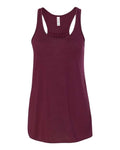 BELLA + CANVAS 8800 Women's Flowy Racerback Tank - Maroon - front