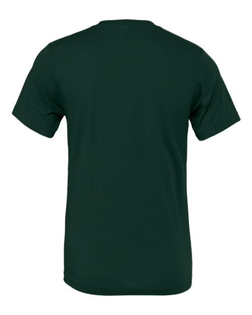 Bella+Canvas 3001 Unisex Jersey Short Sleeve Tee - Forest - back