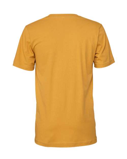 Bella+Canvas 3001 Unisex Jersey Short Sleeve Tee - Mustard - back