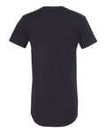 BELLA + CANVAS 3006 Men's Long Body Urban Tee - Black - back