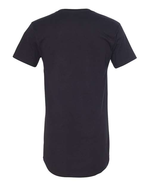 BELLA + CANVAS 3006 Men's Long Body Urban Tee - Black - back